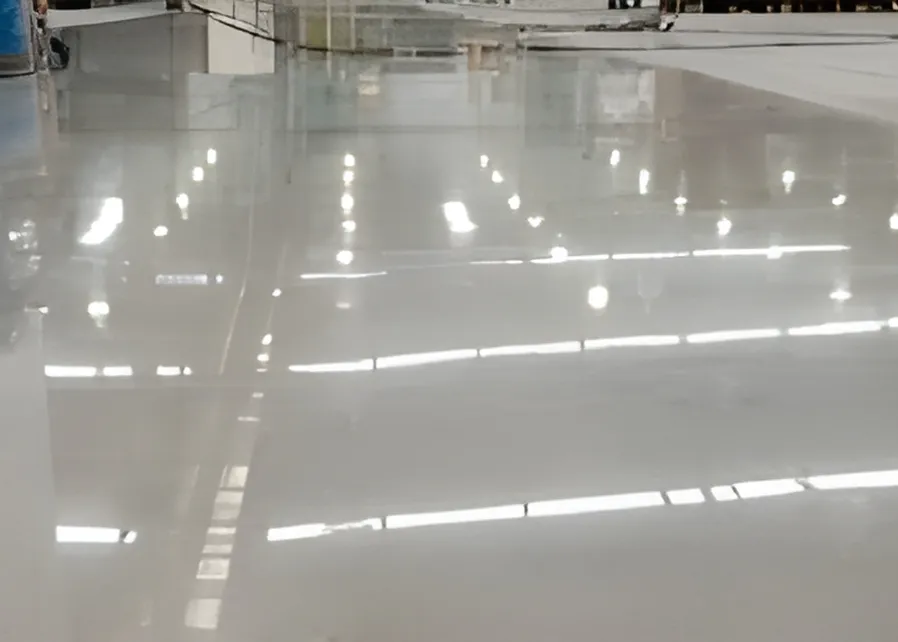 Lapidação - Piso de Concreto